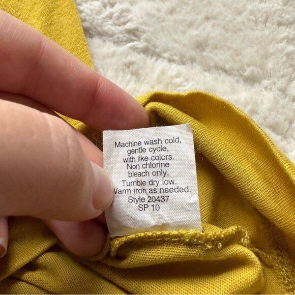 J.Crew | Victoria Ruffle Tissue Cami "Spicy Olive" | Size Small - Picture 5 of 8